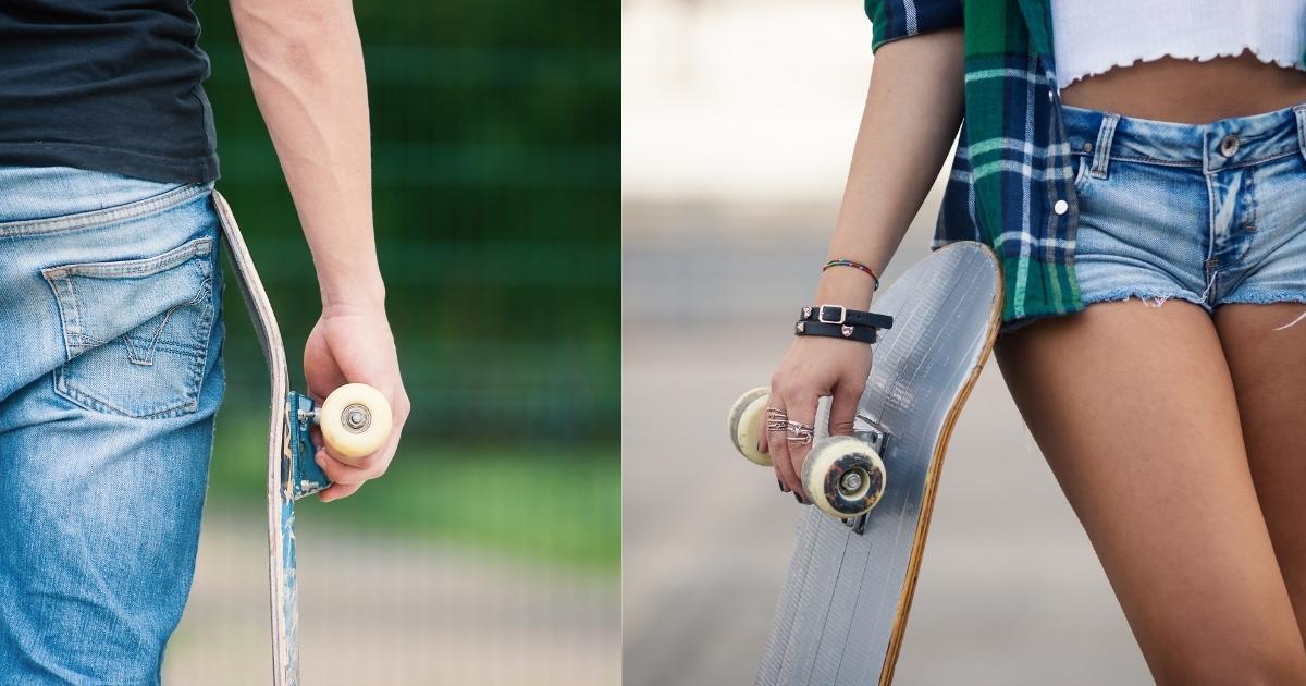 how to hold skateboard