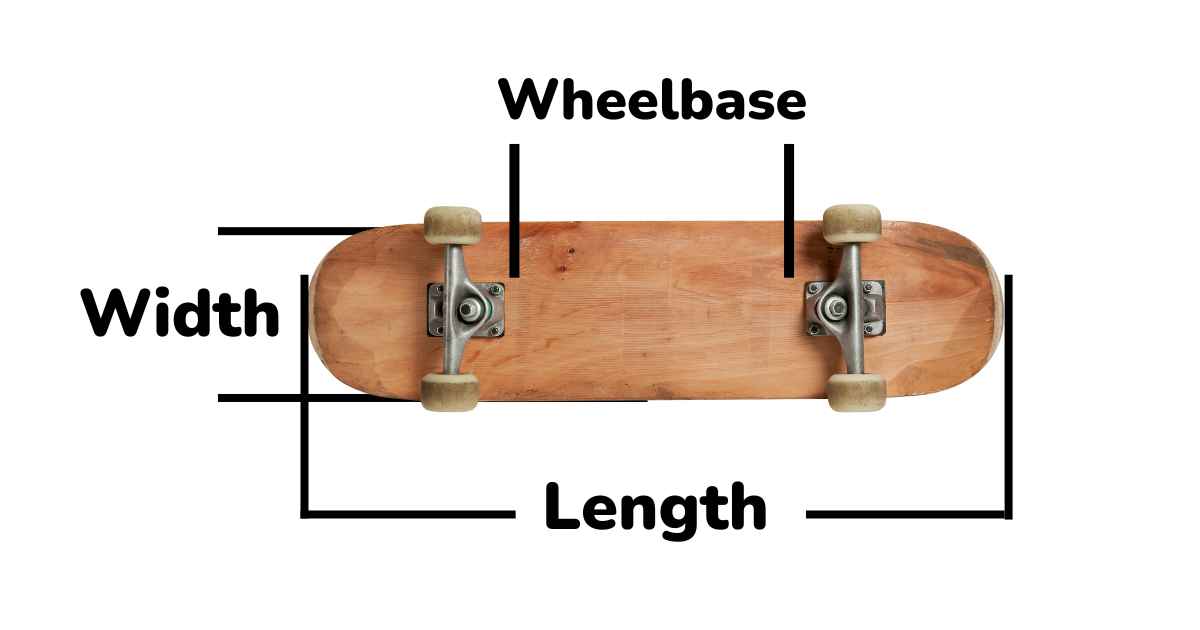 average skateboard length